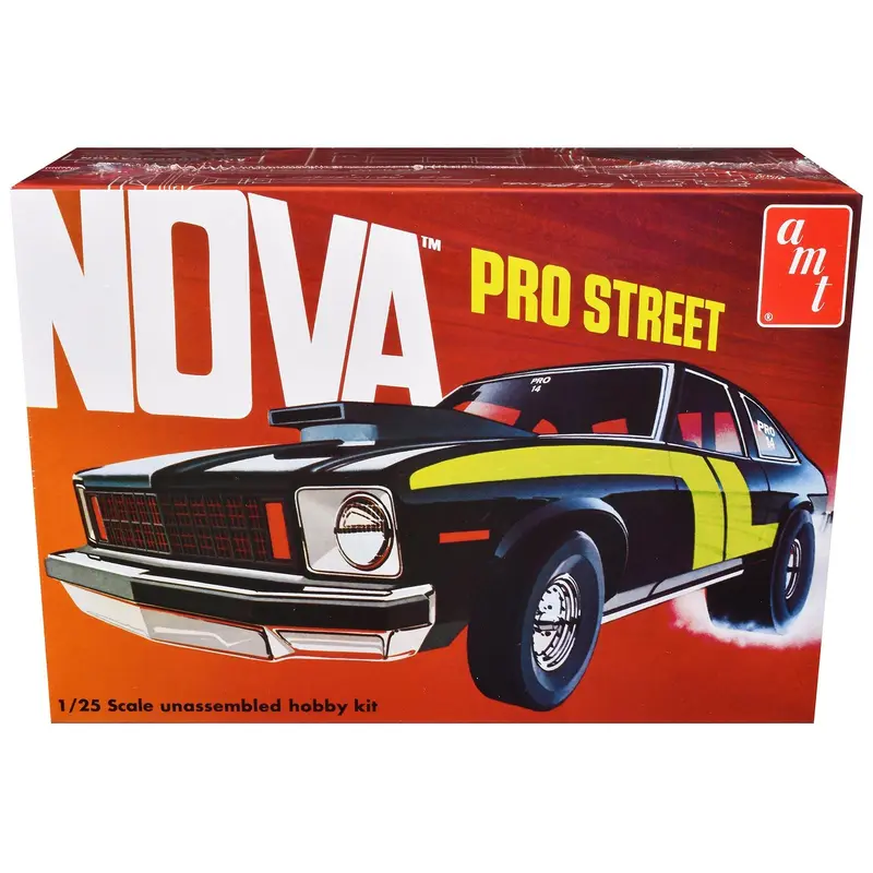 Skill 2 Model Kit Chevrolet Nova Pro Street 1/25 Scale Model by AMT