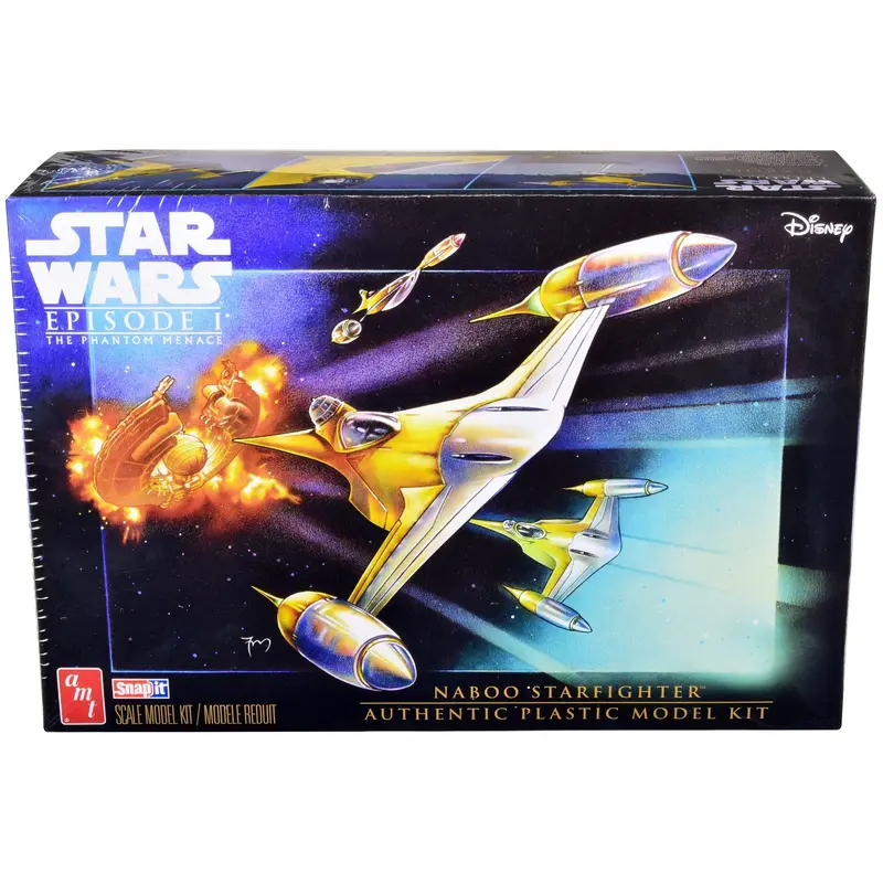 Skill 2 Model Kit Naboo Starfighter Spaceship "Star Wars