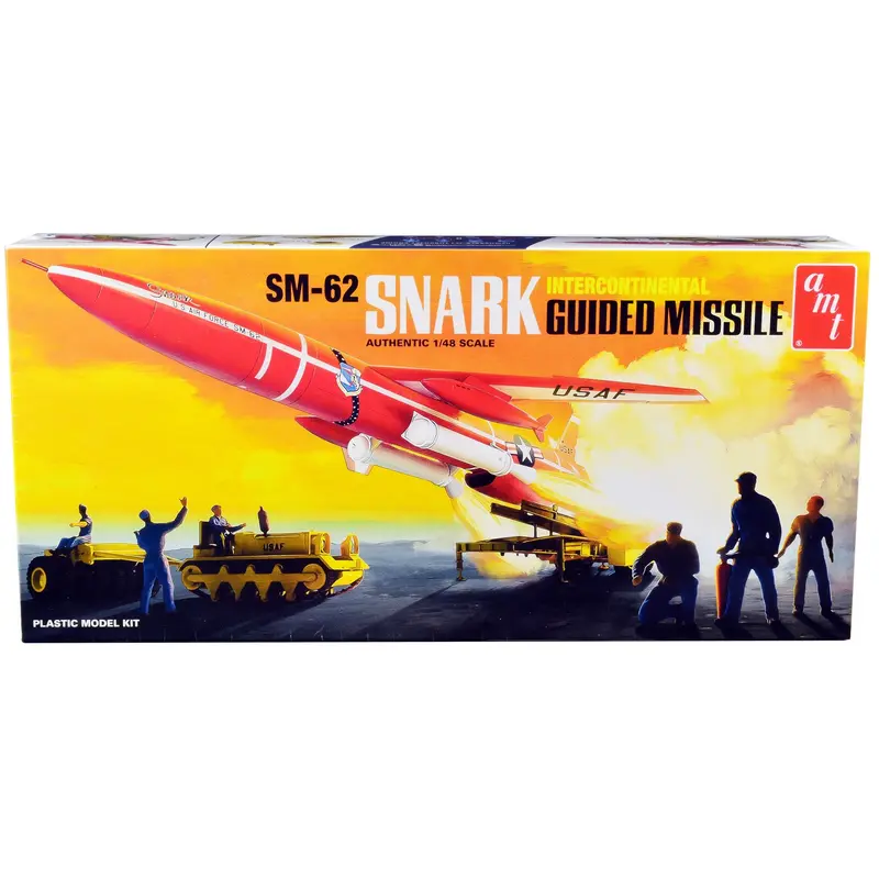 Skill 2 Model Kit Northrop SM-62 Snark Intercontinental Guided Missile 1/48 Scale Model by AMT