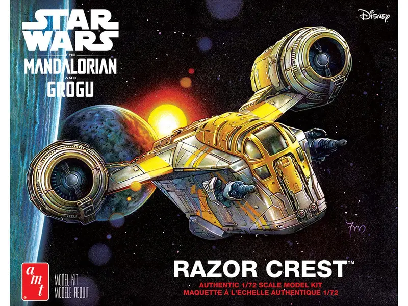 Skill 2 Model Kit Razor Crest Spaceship "Star Wars