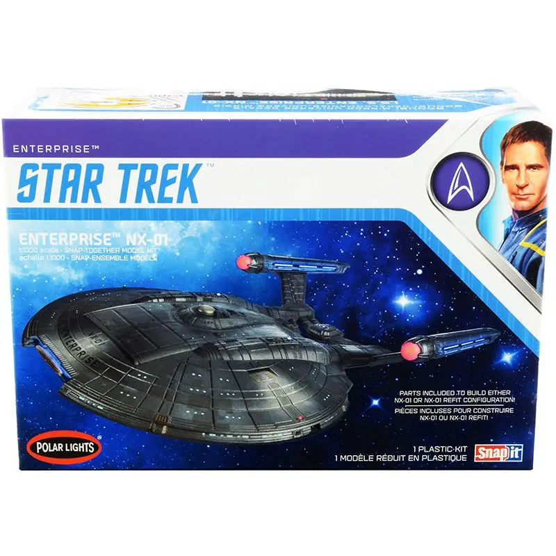 Skill 2 Snap Model Kit Enterprise NX-01 Starship "Star Trek