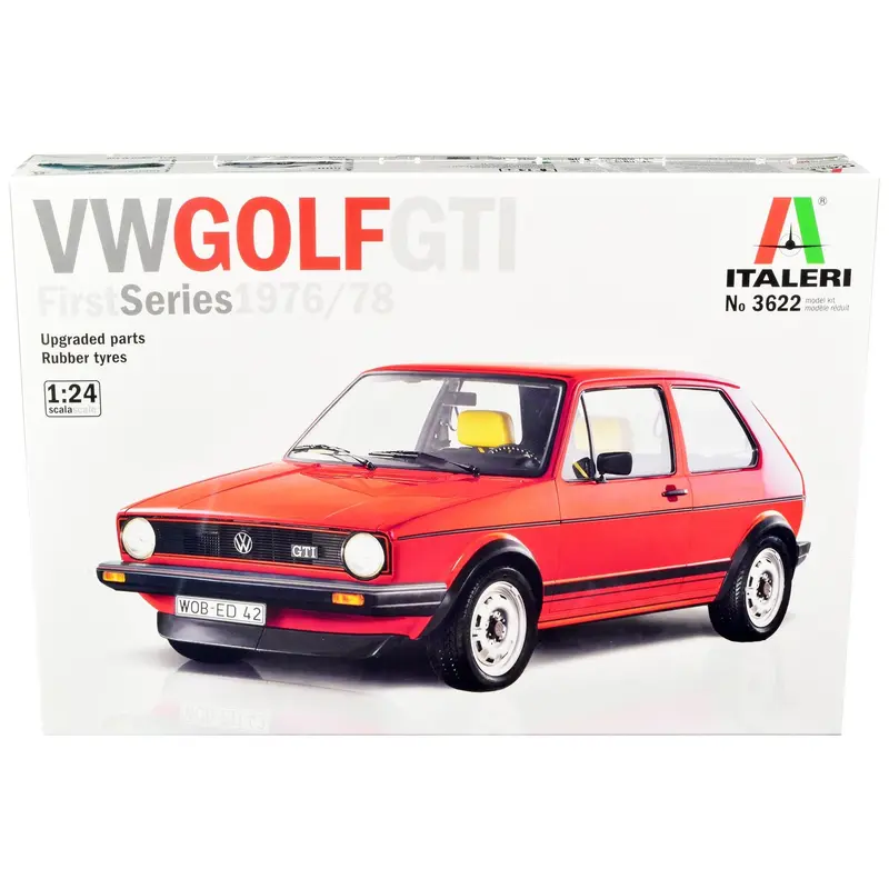 Skill 3 Model Kit 1976-78 Volkswagen Golf GTI First Series 1/24 Scale Model by Italeri