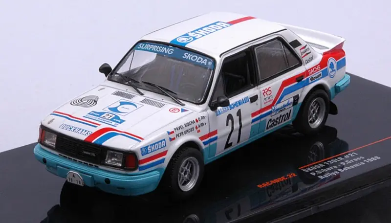 SKODA 130 L N.21 RALLY BOHEMIA 1988SIBERA/GROSS 1