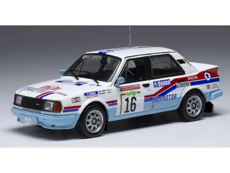 Skoda 130 LR #16 Rallye Sanremo 1986 L.Krecek/B.Motl 1