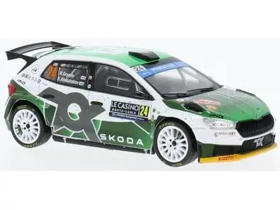 Skoda Fabia #24 WRC2 Rally Monte Carlo 2023 N.Gryazin/K.Aleksandrov 1