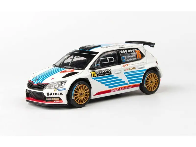 Skoda Fabia III R5 2015 Rallye Monte Carlo 2017 #76 Tidemand Andersson 1