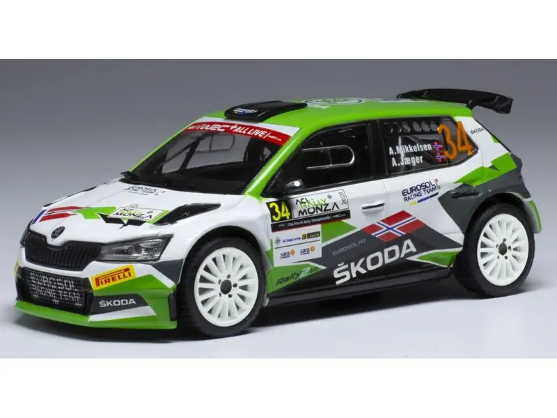 Skoda Fabia R5 Evo #34 WRC Rallye Monza 2020 A.Mikkelsen/A.Synnevaag 1