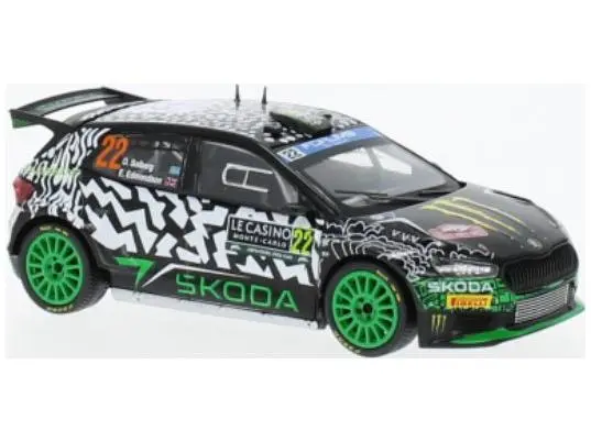 Skoda Fabia Rally2 #22 WRC Monte Carlo 2024 O.Solberg/E.Edmondson 1