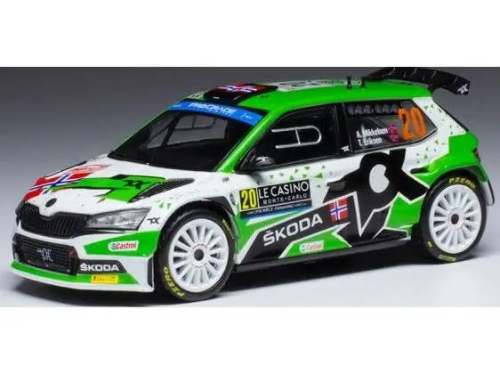 Skoda Fabia Rally2 EVO #20 WRC Rally Monte Carlo 2022 A.Mikkelsen/E.Torstein 1