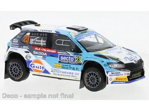 Skoda Fabia Rally2 EVO #23 WRC Rallye Finland 2022 T.Asunmaa/V.Mannisenmaki 1