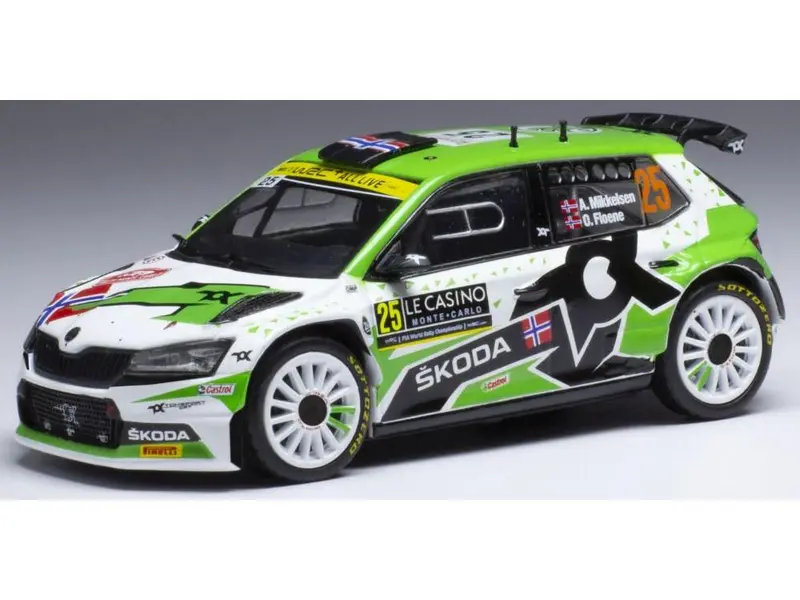 Skoda Fabia Rally2 EVO #25 Rally Monte Carlo 2021 A.Mikkelsen/O.Floene 1