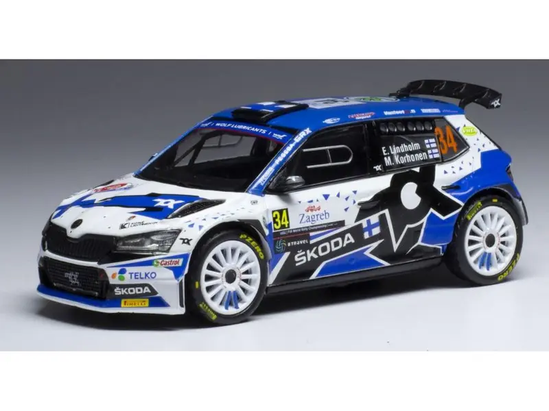 Skoda Fabia Rally2 EVO #34 Rally Croatia 2021 E.Lindholm/M.Korhonen 1