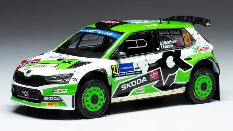 SKODA FABIA RALLY2 EVO N.21 RALLY ESTLAND 2022 MIKKELSEN/ERIKSEN 1