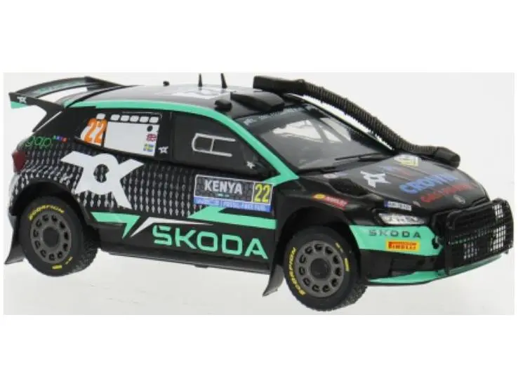 Skoda Fabia Rally2 WRC Safari Rallye Kenya 2024 #22 G.Greensmith/J.Andersson 1