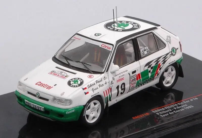 SKODA FELICIA KIT CAR N.19 RALLY TOUR DE CORSE 1995SIBER/GROSS 1