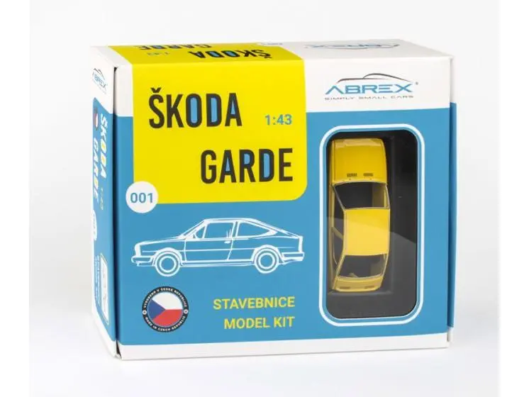 Skoda Garde 1982 Solar Yellow Model Kit 1