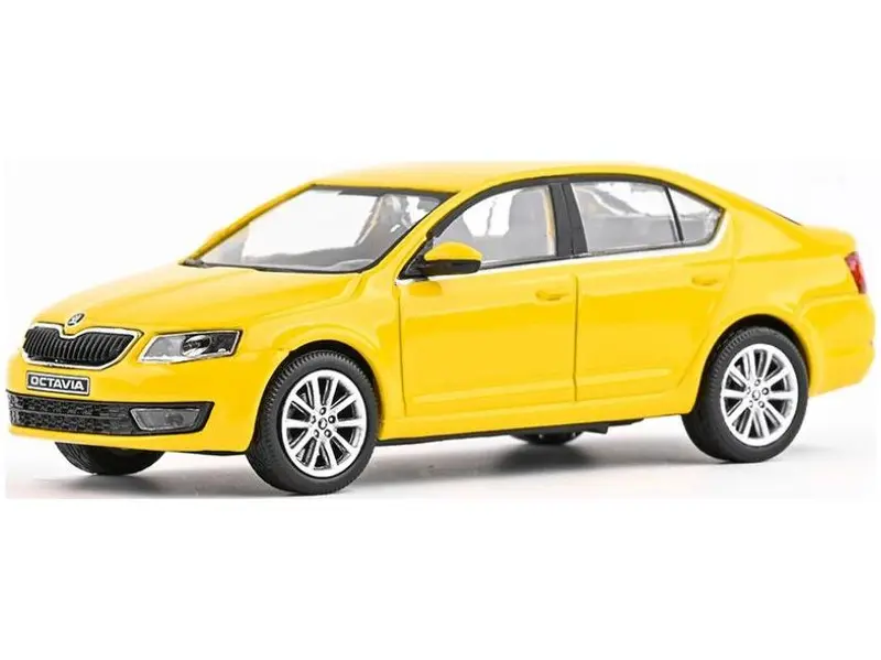 Skoda Octavia III 2012 Yellow Taxi 1