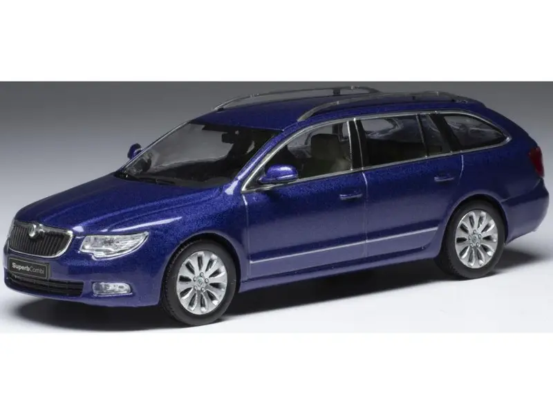 Skoda Superb II 3T Metallic Blue 2008 1