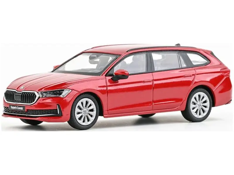 Skoda Superb IV Estate 2023 Red Carmine Metallic 1