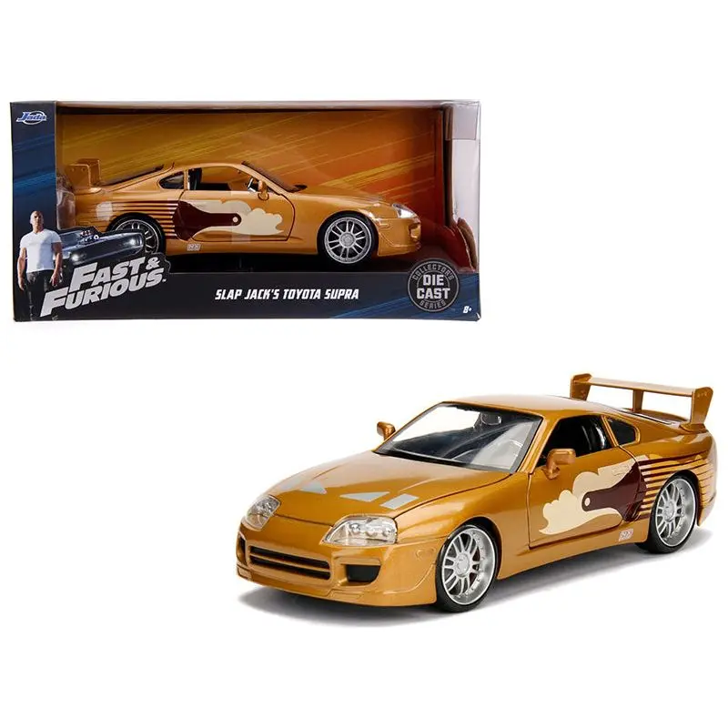 Slap Jack's Toyota Supra Gold "Fast & Furious" Movie 1/24 Diecast Model Car by Jada