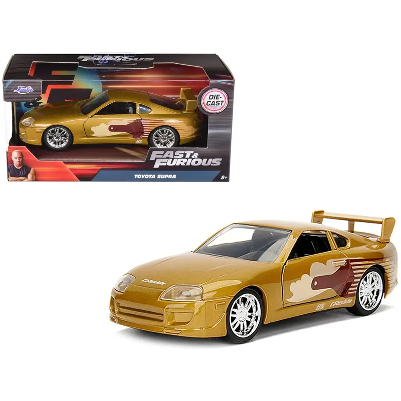 Slap Jack's Toyota Supra Gold "Fast & Furious" Movie 1/32 Diecast Model Car by Jada