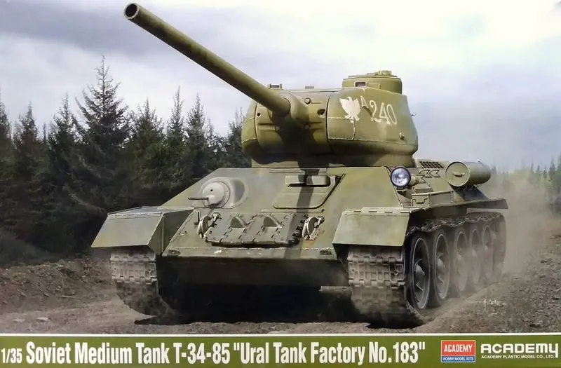 SOVIET MEDIUM TANK T-34-85 "URAL TANK FACTORY No.183" KIT 1