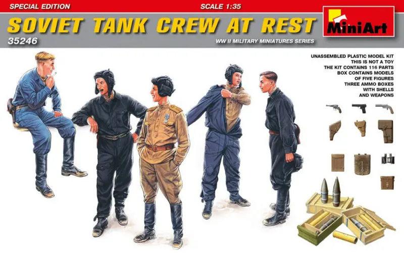 SOVIET TANK CREW AT REST SPECIAL EDITION KIT 1