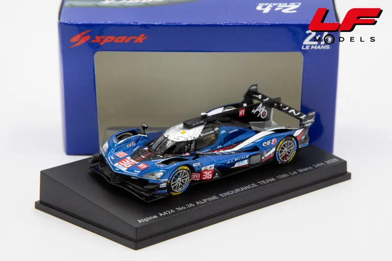 SPARK ALPINE A424 3.4L TURBO V6 #36 10TH 24H LE MANS 2025 M. SCHUMACHER 1