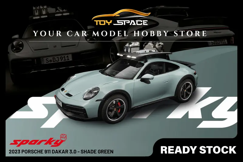 [SPARKY] 1/64 2023 Porsche 911 Dakar 3.0 - Shade Green