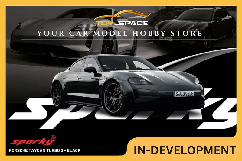 [SPARKY] 1/64 Porsche Taycan Turbo S - Black