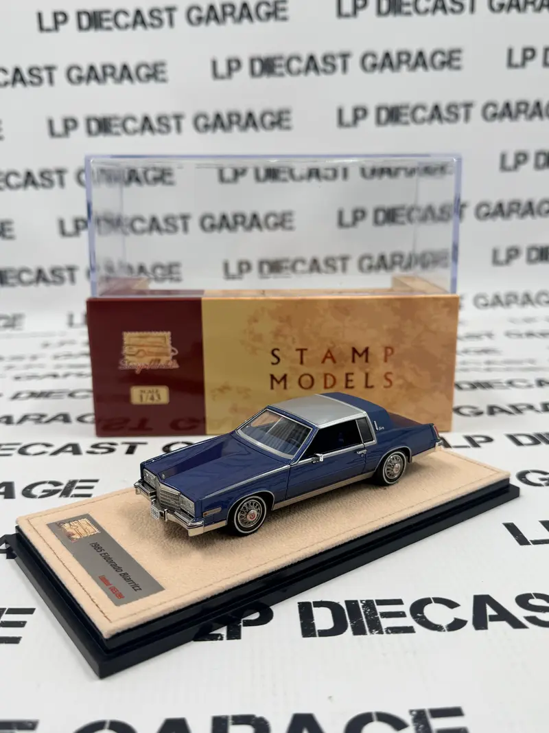 STAMP MODELS 1985 Cadillac Eldorado Biarritz Blue 1