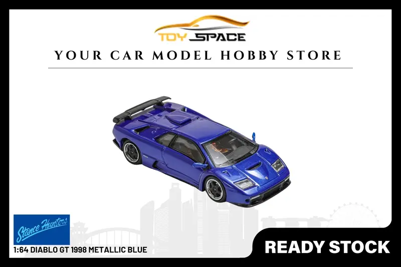 [STANCE HUNTERS] 1/64 Diablo GT 1998 Metallic Blue