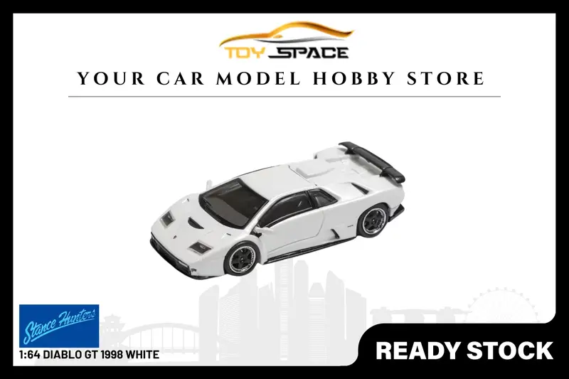 [STANCE HUNTERS] 1/64 Diablo GT 1998 White