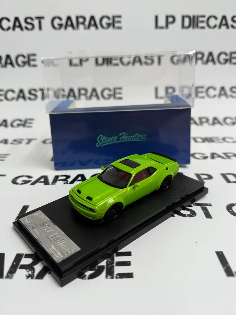 STANCE HUNTERS 2023 Dodge Challenger SRT Hellcat Lime Green 1