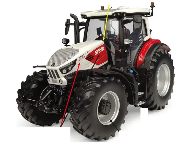 Steyr 6200 Impluls CVT Tractor 1
