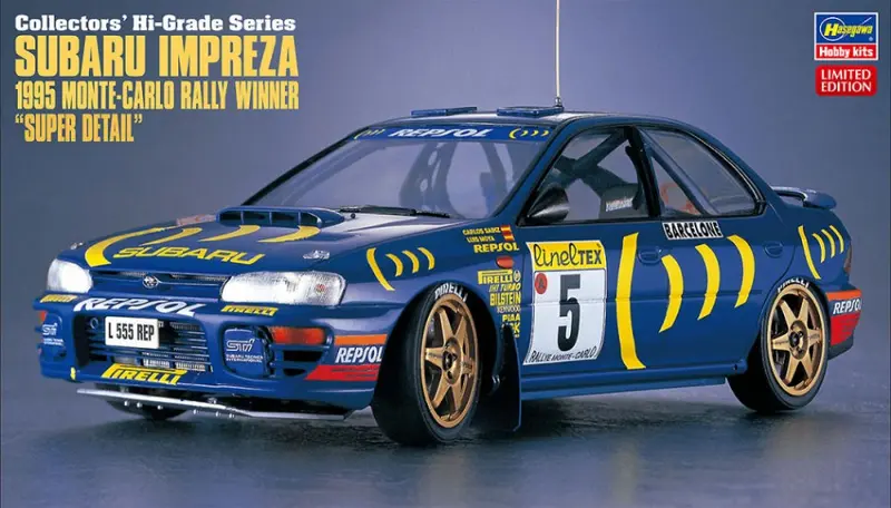 SUBARU IMPREZA 1995 WINNER MONTE CARLO RALLY SUPER DETAIL KIT 1