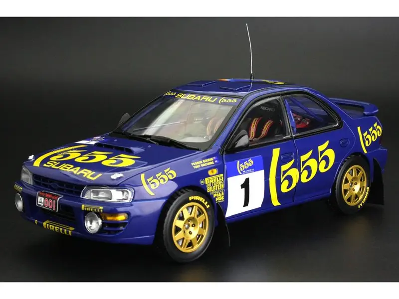 Subaru Impreza 555 #1 Bourne/Sircombe 1st 555 Hong Kong Beijing Rally 1994 (999pcs) 1