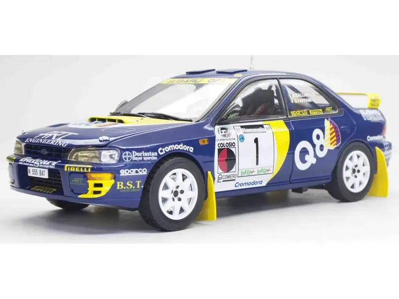 Subaru Impreza 555 #1 Dallavilla/Fappani Winner Rallye Piancavallo 1998 1