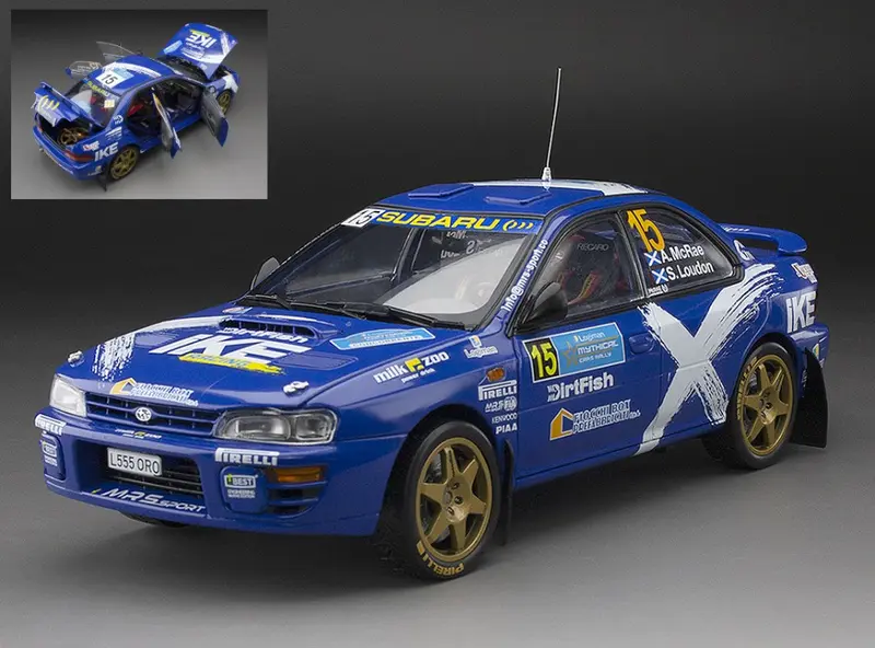 SUBARU IMPREZA N.15 MYTHICAL CARS RALLY 2023 A.MC RAE-S.LONDON 1