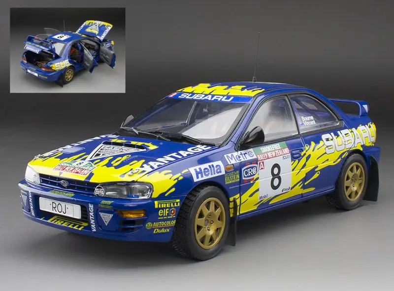 SUBARU IMPREZA N.8 RALLY NEW ZEALAND 1997 P.BOURNE-C.VINCENT 1