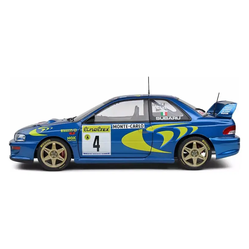 Subaru Impreza WRC #4 Piero Liatti - Fabrizia Pons Winner "Rallye Monte-Carlo" (1997) "Competition" Series 1/18 Diecast Model Car by Solido