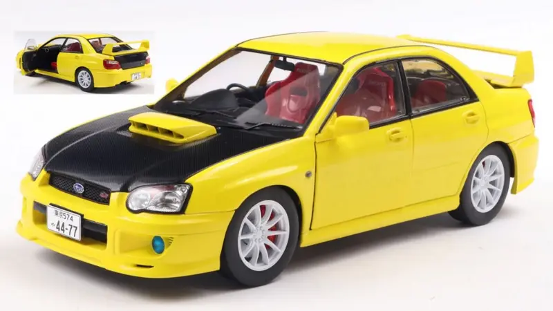 SUBARU IMPREZA WRX STi STREETFIGHTER 2003 YELLOW/CARBON BLACK 1