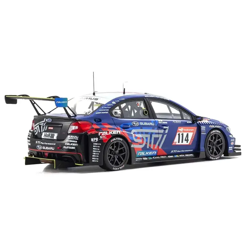 Subaru WRX STI #114 Carlo van Dam - Marcel Lasee - Kota Sasaki - Tim Schrick "24 Hours of Nurburgring" (2022) 1/18 Model Car by Kyosho