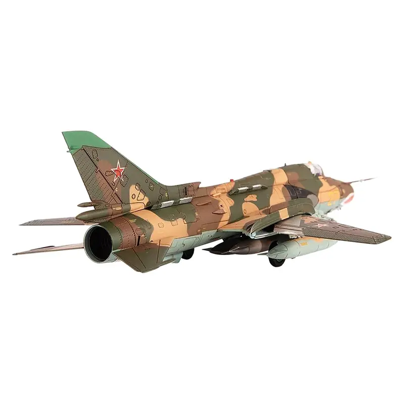 Sukhoi Su-17 Fitter Fighter-Bomber Aircraft "2nd Squadron 20 Guards Fighter-Bomber Regiment 16th Air Army" (1992) Russian Air Force 1/72 Diecast Model by JC Wings