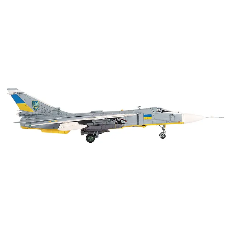 Sukhoi Su-24M Fencer-D Bomber Aircraft "Ukraine War" (2023) Ukrainian Air Force 1/72 Diecast Model by JC Wings