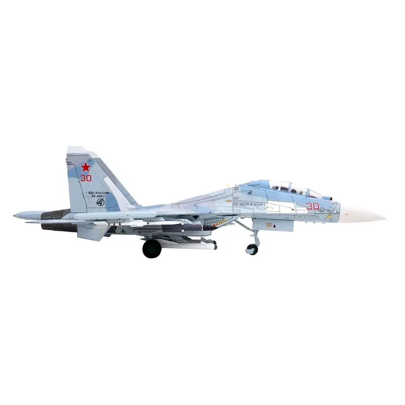 Sukhoi Su-30M2 Flanker-C Fighter Aircraft #30 "Russian Air Force" "Wing" Series 1/72 Diecast Model by Panzerkampf