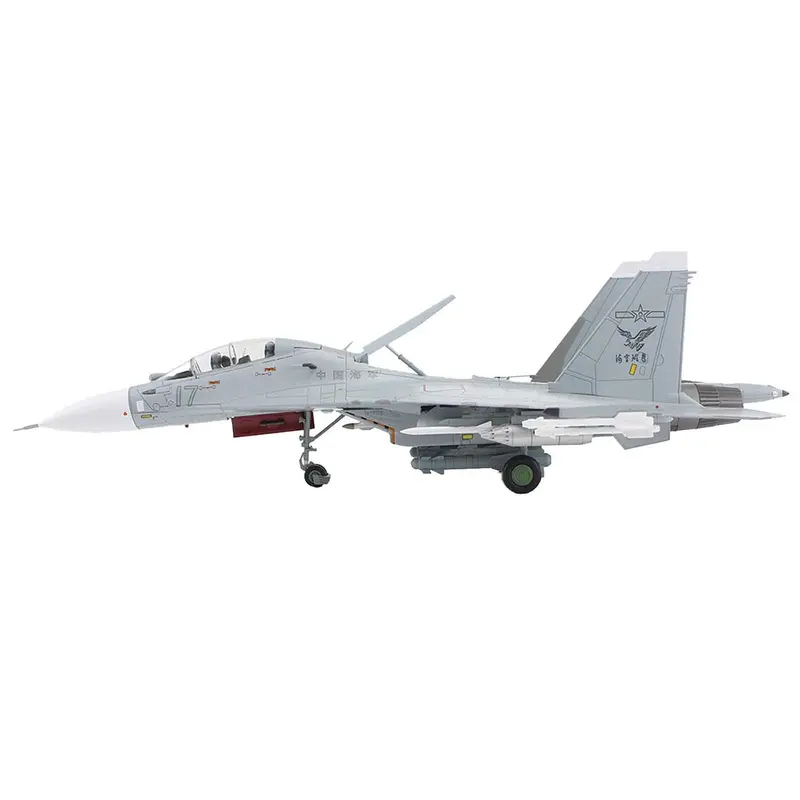 Sukhoi Su-30MK2 Flanker-G Fighter Aircraft "White 17 China" (2022) People's Liberation Army Naval Air Force (PLANAF) "Air Power Series" 1/72 Diecast Model by Hobby Master