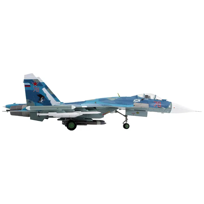 Sukhoi Su-33 Flanker D Fighter Aircraft "1st Aviation Squadron 279th Shipborne Fighter Aviation Regiment" (2016) Russian Navy "Air Power Series" 1/72 Diecast Model by Hobby Master