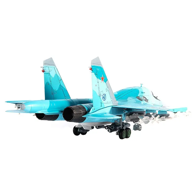 Sukhoi SU-34 Fullback Fighter Aircraft "Russian Air Force Ramenskoye" (2011) 1/72 Diecast Model by JC Wings