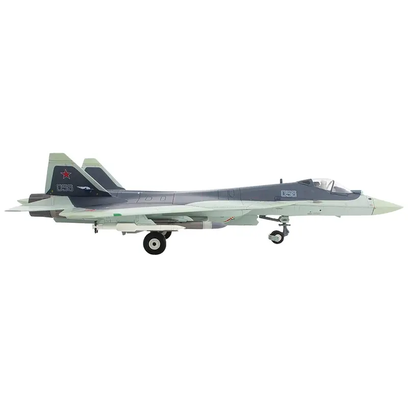 Sukhoi Su-57 Felon (T-50) Stealth Fighter Aircraft "Zhukovsky Airfield" (2023) Russian Air Force "Air Power Series" 1/72 Diecast Model by Hobby Master